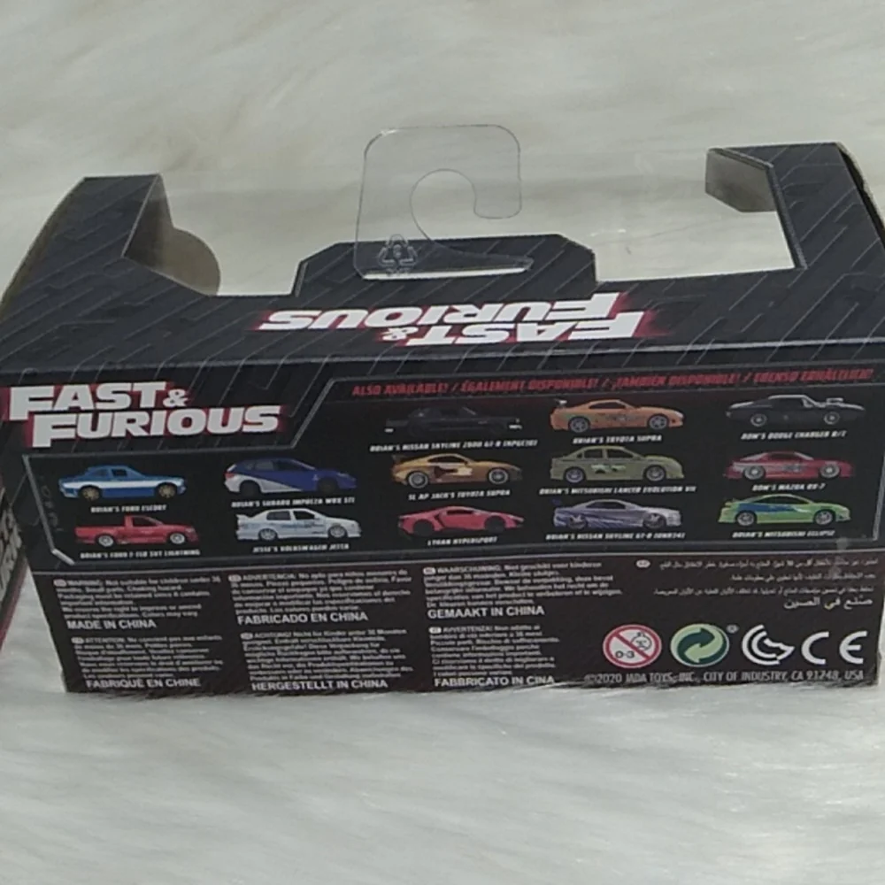 (A-1) NWT Fast & Furious Doms Dodge Charger & Brians Mitsubishi Eclipse Bundle